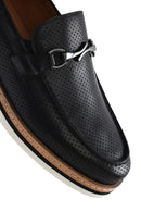 Men's Black Leather Casual Loafer | Derimod Men's Black Leather Casual Loafer | Derimod