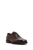 Men's Brown Laced Leather Classic Shoes | Derimod Men's Brown Laced Leather Classic Shoes | Derimod