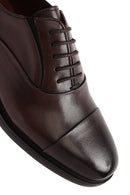 Men's Brown Laced Leather Classic Shoes | Derimod Men's Brown Laced Leather Classic Shoes | Derimod
