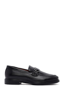 Men's Black Buckle Leather Loafer | Derimod Men's Black Buckle Leather Loafer | Derimod