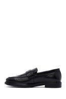 Men's Black Buckle Leather Loafer | Derimod Men's Black Buckle Leather Loafer | Derimod