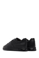 Men's Black Lace-Up Leather Sneaker | Derimod Men's Black Lace-Up Leather Sneaker | Derimod