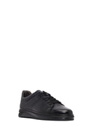 Men's Black Lace-Up Leather Sneaker | Derimod Men's Black Lace-Up Leather Sneaker | Derimod