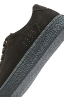 Men's Khaki Lace-Up Suede Leather Sneakers | Derimod Men's Khaki Lace-Up Suede Leather Sneakers | Derimod