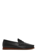 Men's Black Leather Casual Loafer | Derimod Men's Black Leather Casual Loafer | Derimod