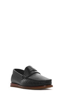 Men's Black Leather Casual Loafer | Derimod Men's Black Leather Casual Loafer | Derimod