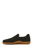 Men's Black Nubuck Leather Casual Loafer | Derimod Men's Black Nubuck Leather Casual Loafer | Derimod