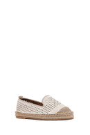 Kadın Bej Fileli Süet Espadril | Derimod Kadın Bej Fileli Süet Espadril | Derimod