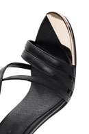 Women's Black Ankle Buckle Thin High Heel Sandals | Derimod Women's Black Ankle Buckle Thin High Heel Sandals | Derimod