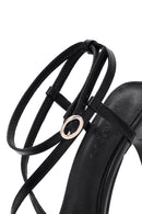 Women's Black Ankle Buckle Thin High Heel Sandals | Derimod Women's Black Ankle Buckle Thin High Heel Sandals | Derimod