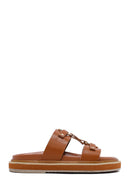 Women's Tan Accessory Slippers | Derimod Women's Tan Accessory Slippers | Derimod