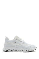 Woman White Lace-up Chunky Sneaker | Derimod Woman White Lace-up Chunky Sneaker | Derimod