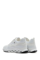 Woman White Lace-up Chunky Sneaker | Derimod Woman White Lace-up Chunky Sneaker | Derimod