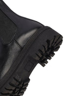 Woman Siyah Leather Chelsea Bot | Derimod Woman Siyah Leather Chelsea Bot | Derimod