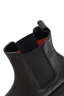 Woman Siyah Leather Chelsea Bot | Derimod Woman Siyah Leather Chelsea Bot | Derimod