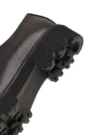 Women's Black Lace-Up Thick-Soled Masculine Shoe | Derimod Women's Black Lace-Up Thick-Soled Masculine Shoe | Derimod