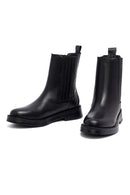 Woman Siyah Leather Chelsea Bot | Derimod Woman Siyah Leather Chelsea Bot | Derimod
