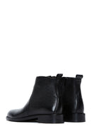 Men's Black Zippered Leather Casual Boots | Derimod Men's Black Zippered Leather Casual Boots | Derimod