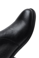 Men's Black Zippered Leather Casual Boots | Derimod Men's Black Zippered Leather Casual Boots | Derimod