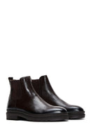 Male Brown Leather Casual Chelsea Boots | Derimod Male Brown Leather Casual Chelsea Boots | Derimod