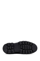 Men's Black Lace-Up Thick-Soled Leather Casual Shoes | Derimod Men's Black Lace-Up Thick-Soled Leather Casual Shoes | Derimod