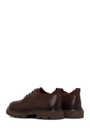 Men's Brown Lace-Up Thick-Soled Leather Casual Shoes | Derimod Men's Brown Lace-Up Thick-Soled Leather Casual Shoes | Derimod