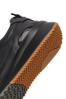 Erkek Siyah Bağcıklı Kalın Tabanlı Deri Sneaker | Derimod Erkek Siyah Bağcıklı Kalın Tabanlı Deri Sneaker | Derimod