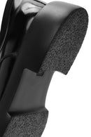Male Black Leather Thick-Soled Casual Shoes | Derimod Male Black Leather Thick-Soled Casual Shoes | Derimod