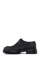 Men's Gray Lace-Up Suede Leather Casual Shoes | Derimod Men's Gray Lace-Up Suede Leather Casual Shoes | Derimod