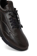 Men's Brown Lace Up Leather Casual Shoes | Derimod Men's Brown Lace Up Leather Casual Shoes | Derimod