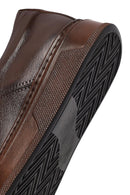 Men's Brown Lace-Up Leather Sneaker | Derimod Men's Brown Lace-Up Leather Sneaker | Derimod
