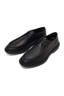 Men's Black Lace-up Leather Casual Shoes | Derimod Men's Black Lace-up Leather Casual Shoes | Derimod