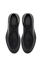 Men's Black Lace-up Leather Casual Shoes | Derimod Men's Black Lace-up Leather Casual Shoes | Derimod