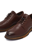 Men's Brown Lace Up Leather Casual Shoes | Derimod Men's Brown Lace Up Leather Casual Shoes | Derimod