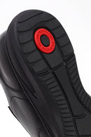 Erkek Siyah Bağcıklı Deri Casual Sneaker | Derimod Erkek Siyah Bağcıklı Deri Casual Sneaker | Derimod
