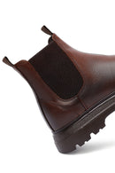 Male Tan Leather Chelsea Boots | Derimod Male Tan Leather Chelsea Boots | Derimod