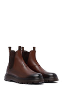 Male Tan Leather Chelsea Boots | Derimod Male Tan Leather Chelsea Boots | Derimod