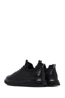 Erkek Siyah Bağcıklı Deri Sneaker | Derimod Erkek Siyah Bağcıklı Deri Sneaker | Derimod
