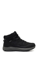 Derimod Dry Men's Black Lace-Up Thick-Soled Outdoor Boot | Derimod Derimod Dry Men's Black Lace-Up Thick-Soled Outdoor Boot | Derimod