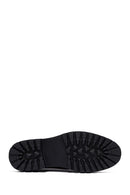 Men's Black Lace-Up Thick-Soled Leather Casual Shoes | Derimod Men's Black Lace-Up Thick-Soled Leather Casual Shoes | Derimod