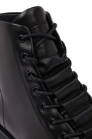 Men's Black Zippered Leather Casual Boot | Derimod Men's Black Zippered Leather Casual Boot | Derimod