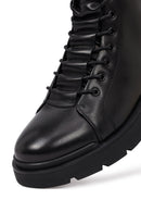 Men's Black Zippered Leather Casual Boot | Derimod Men's Black Zippered Leather Casual Boot | Derimod