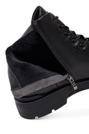 Men's Black Zippered Leather Casual Boot | Derimod Men's Black Zippered Leather Casual Boot | Derimod