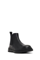 Men's Black Leather Chelsea Boot | Derimod Men's Black Leather Chelsea Boot | Derimod