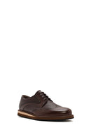Men's Brown Lace Up Leather Casual Shoes | Derimod Men's Brown Lace Up Leather Casual Shoes | Derimod