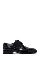 Men's Black Lace-Up Patent Leather Leather Classic Shoes | Derimod Men's Black Lace-Up Patent Leather Leather Classic Shoes | Derimod