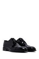 Men's Black Lace-Up Patent Leather Leather Classic Shoes | Derimod Men's Black Lace-Up Patent Leather Leather Classic Shoes | Derimod