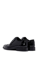 Men's Black Lace-Up Patent Leather Leather Classic Shoes | Derimod Men's Black Lace-Up Patent Leather Leather Classic Shoes | Derimod