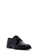 Men's Black Lace-Up Patent Leather Leather Classic Shoes | Derimod Men's Black Lace-Up Patent Leather Leather Classic Shoes | Derimod