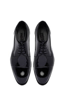 Men's Black Lace-Up Patent Leather Leather Classic Shoes | Derimod Men's Black Lace-Up Patent Leather Leather Classic Shoes | Derimod